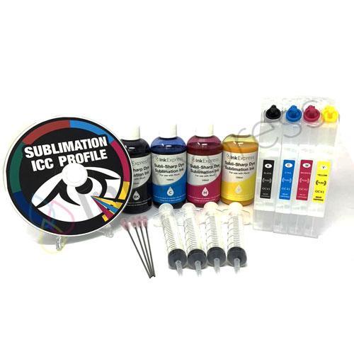 Sublimation Conversion Cartridge Starter Pack for SAWGRASS