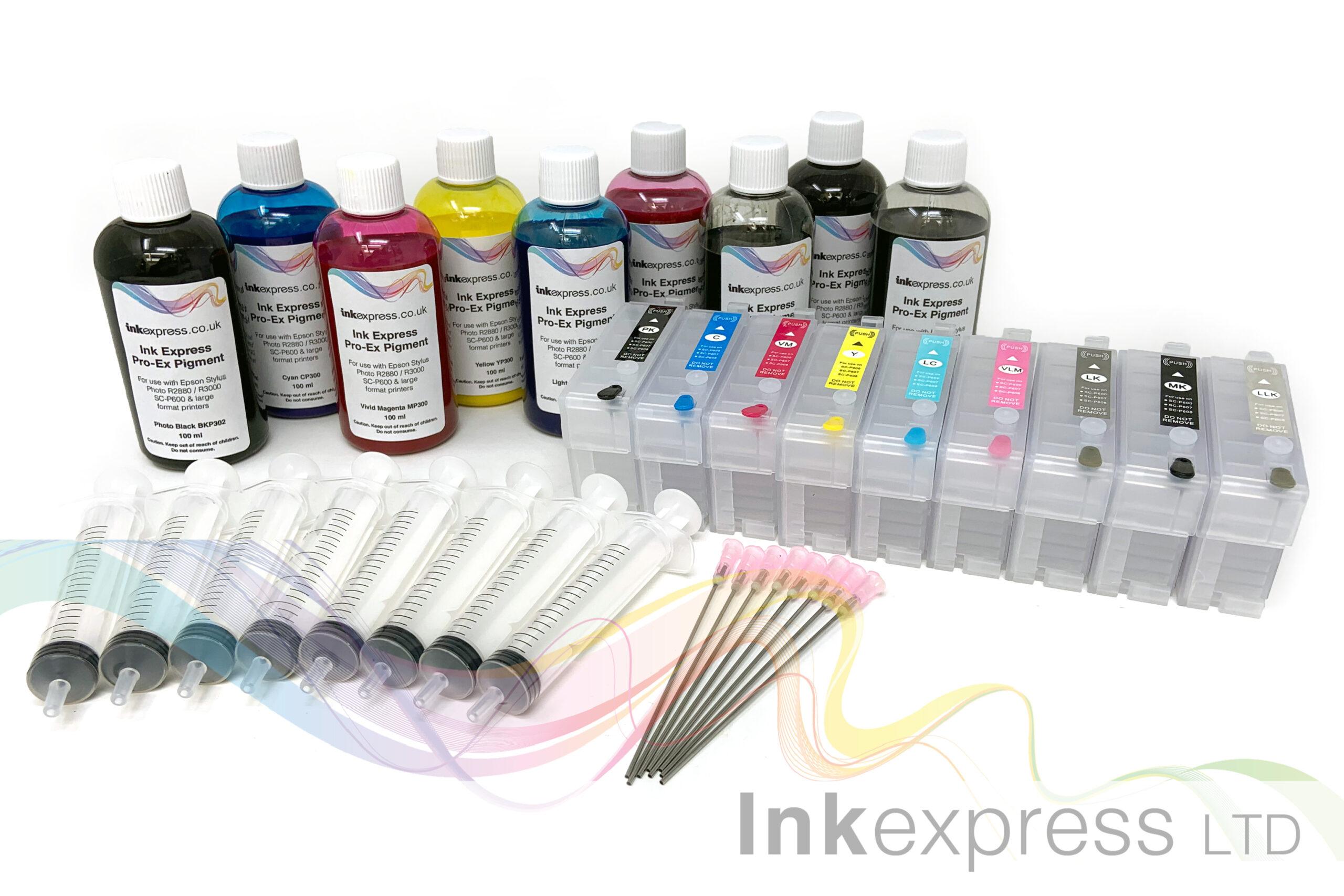 Compatible Epson SC-P800 Refillable Ink 