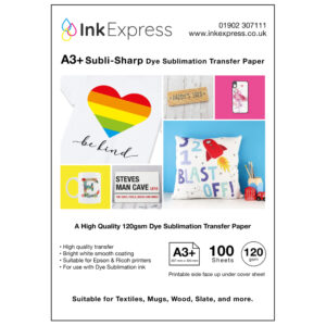  Printers Jack Sublimation Paper - Heat Transfer Paper 100  Sheets 8.3 x 11.7 for Any Epson HP Canon Sawgrass Inkjet Printer with  Sublimation Ink for T shirt Mugs DIY : Office Products
