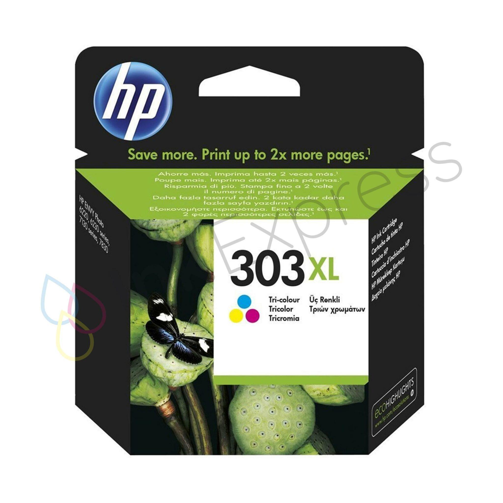 HP 303XL High Capacity Tri-Colour Ink Cartridge | Ink Express
