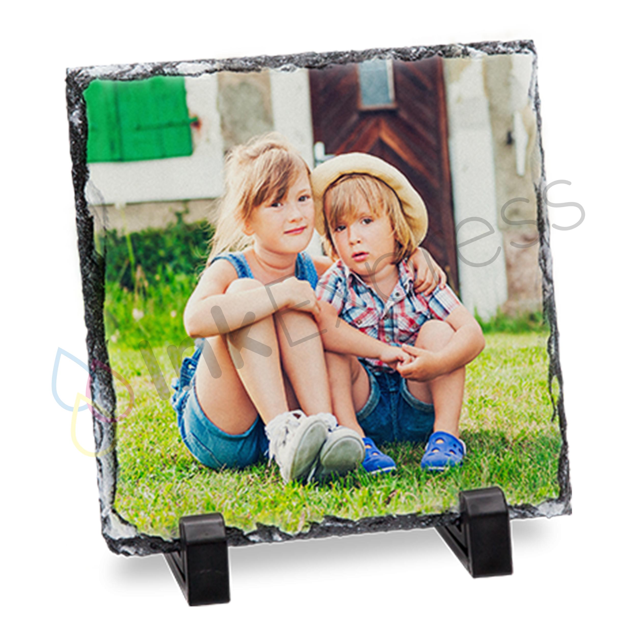 Square Photo Rock Slate – Gloss Finish – 20cm x 20cm