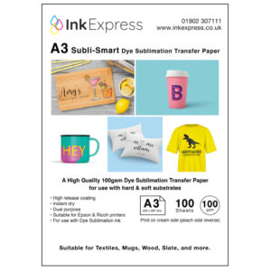 Strong Ink Absorption 120G Sublimation Transfer Paper Produced By A-SUB®