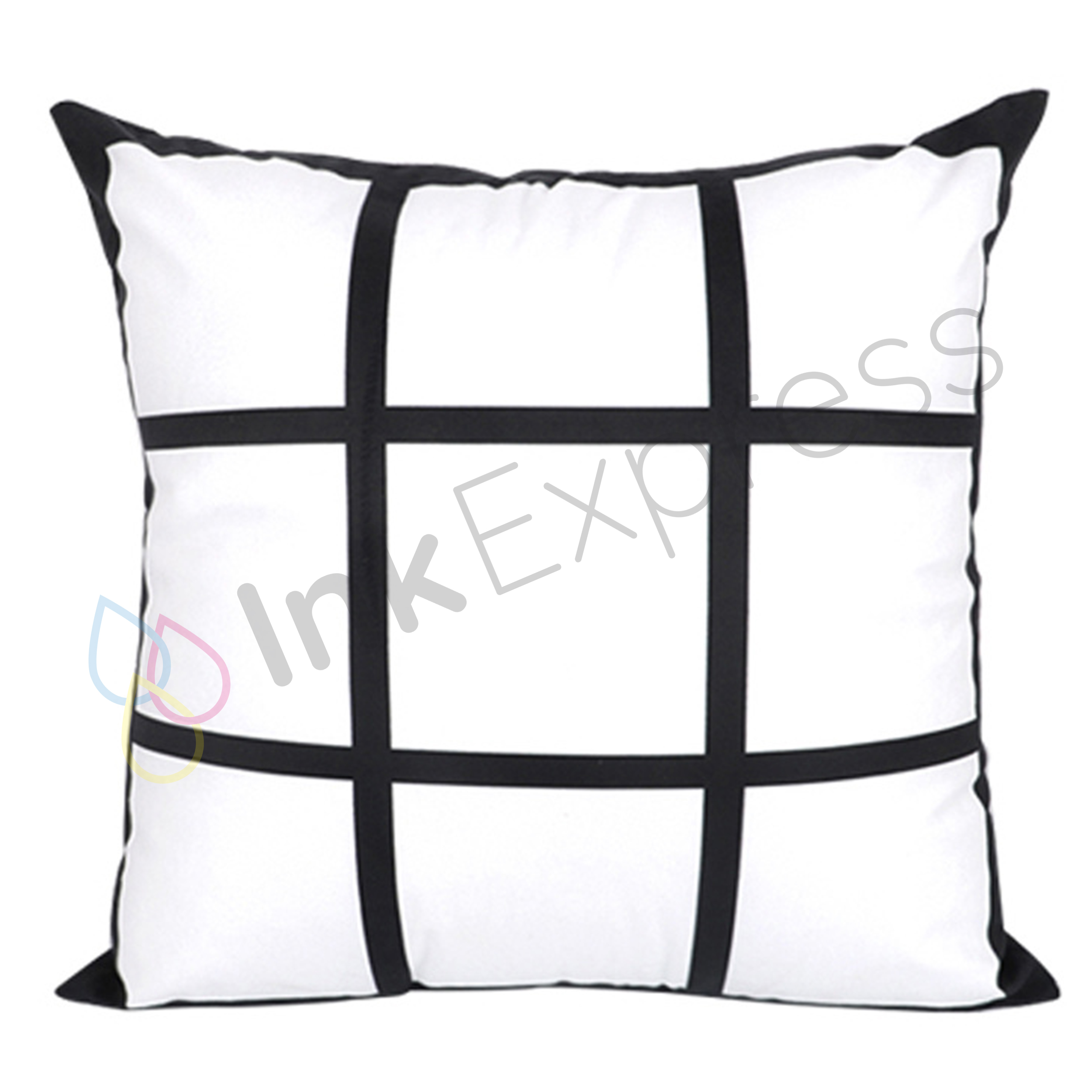 9 Panel Square Cushion Cover