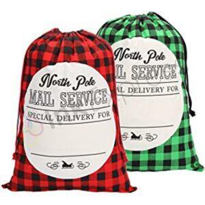 100% polyester large linen tartan sublimation Christmas sacks, part of our sublimation Christmas blanks collection. Perfect for custom festive designs and holiday gifts, these durable sublimation Christmas sacks are ideal for creating personalised seasonal gifts.
