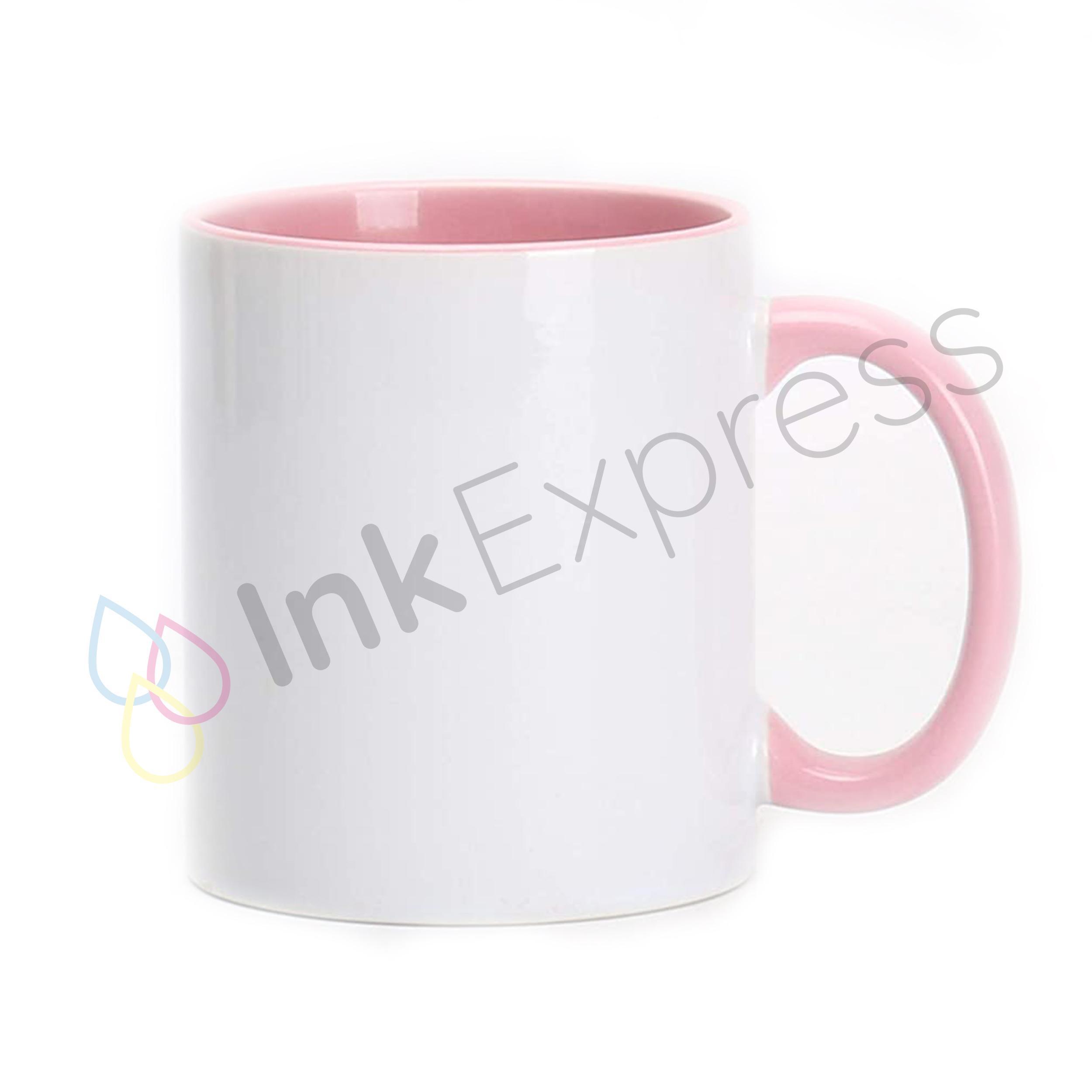 Sublimation Mug 11oz Red - Inside and Handle