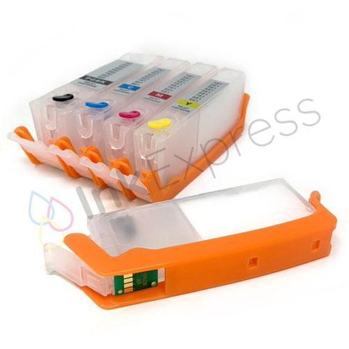 Compatible Canon PGI-580 + CLI-581 Refillable Ink Cartridge Set