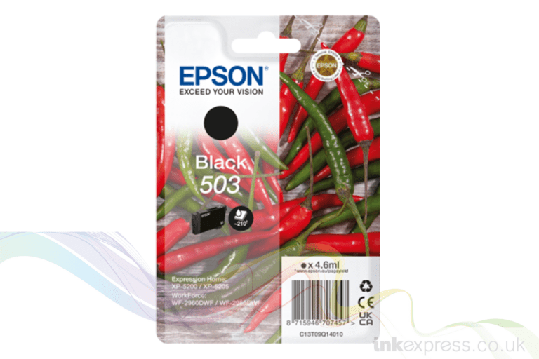 Epson Original 503 Chillies Black Ink Cartridge Ink Express