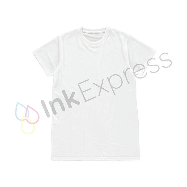 5 Pieces Women Sublimation Blank T-Shirt Basic White Polyester