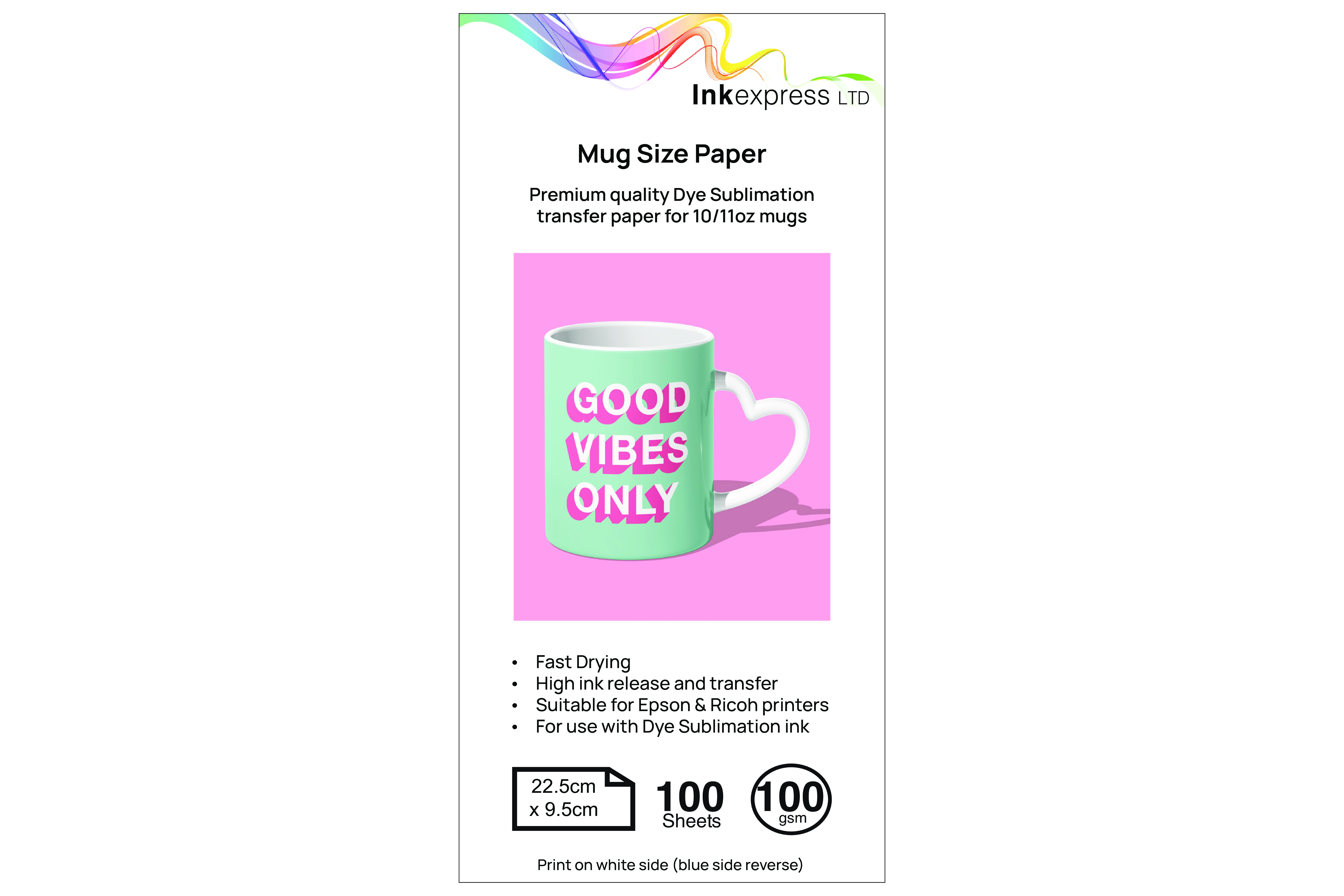 Ink Express Mug Size Sublimation 