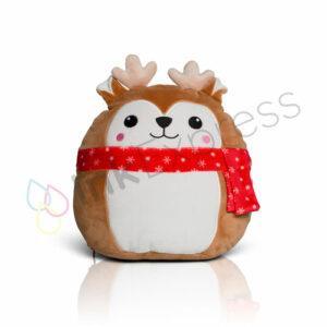 Soft and cuddly sublimation Mumbles Squidgy Deer, perfect for creating customised Christmas gifts. Part of our Christmas sublimation blanks range, this adorable elf toy offers a unique option for personalised festive designs and creative Christmas projects.