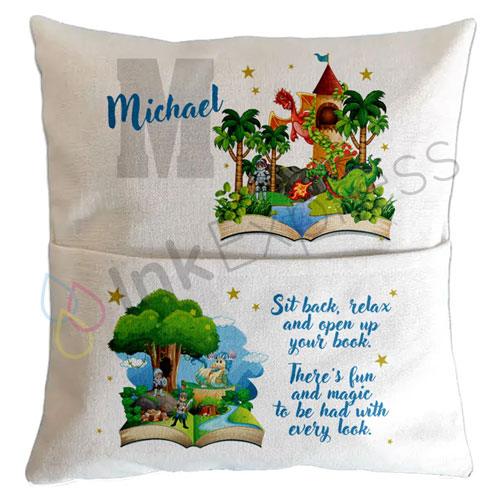 Blank Sublimation Pillow Covers Polyester 9 Panel On Front With A